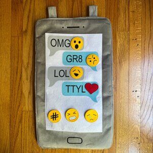 Kids Cellphone/Text Halloween Costume